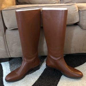 Half Emblem Tory Burch Riding Boots